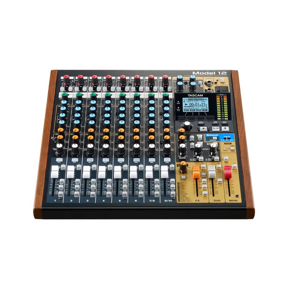 楽天市場】TASCAM MTR内蔵ミキサー MODEL12 + ワイヤレスイヤー