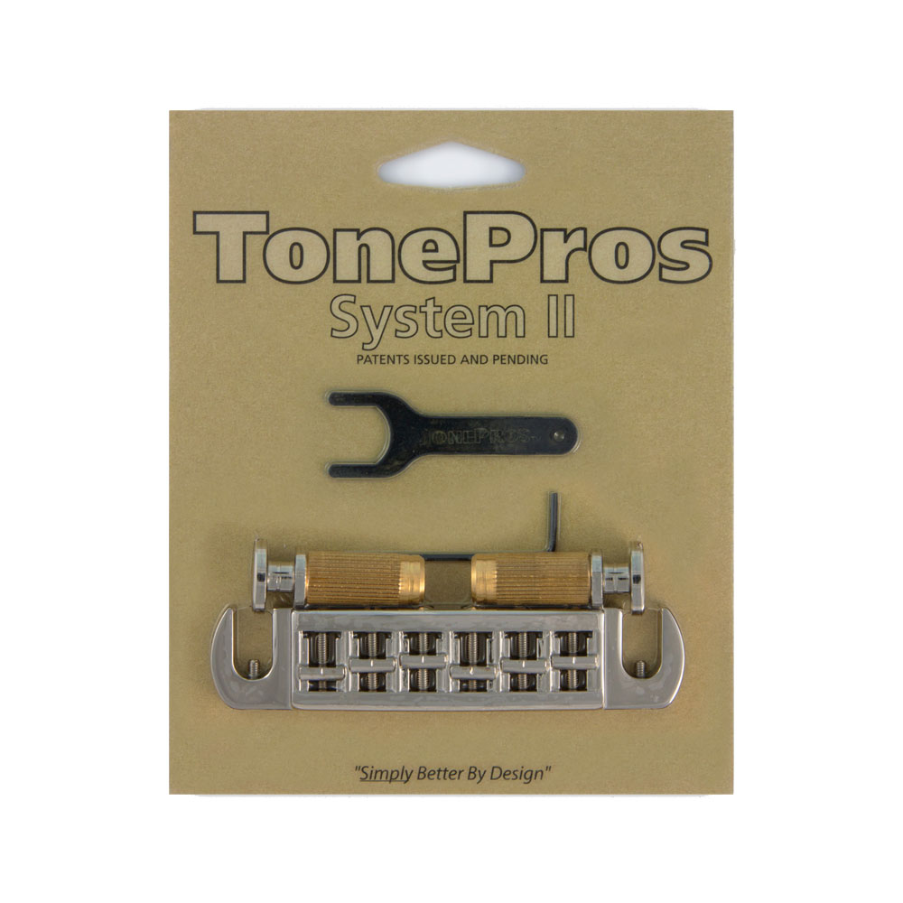 TonePros AVT2P-N Wraparound Bridge ニッケル ギター用ブリッジ｜chuya-online チューヤオンライン