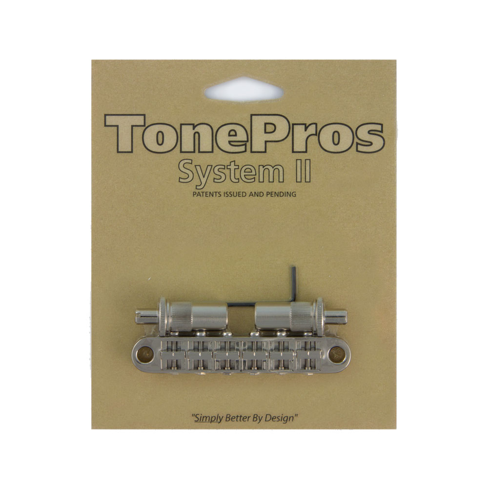 TonePros T3BT-N Metric Tuneomatic Bridge ニッケル ギター用ブリッジ|chuya-online チューヤオンライン