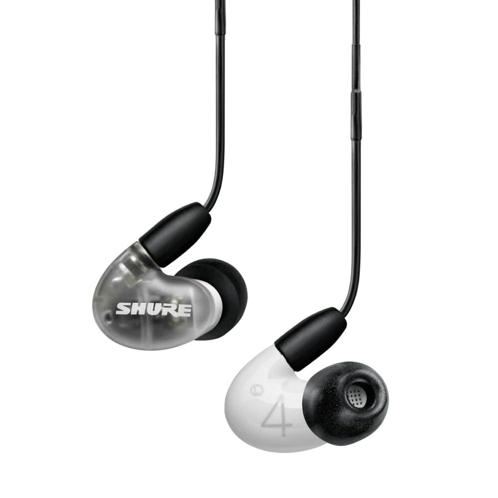 SHURE SE42HYW+UNI-A AONIC4 ホワイト 高遮音性 イヤホン ユニバーサルケーブル|chuya-online チューヤオンライン