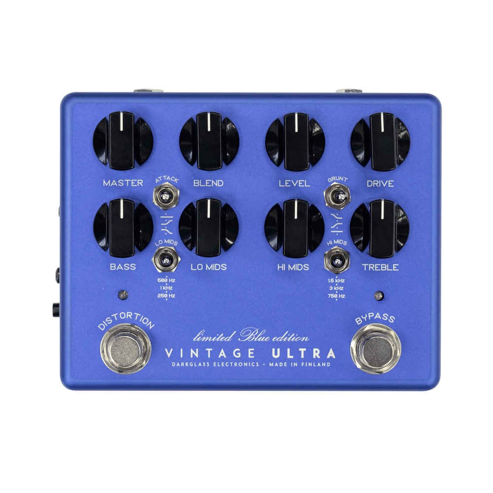 楽天市場 Darkglass Electronics Vintage Ultra V2 With Aux In Limited Blue Edition ベース用プリアンプ Di オーバードライブ エフェクター Chuya Online 保証書付 Hazle Com