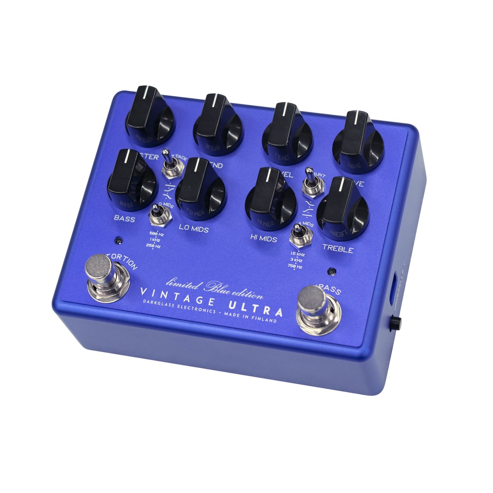 楽天市場 Darkglass Electronics Vintage Ultra V2 With Aux In Limited Blue Edition ベース用プリアンプ Di オーバードライブ エフェクター Chuya Online 保証書付 Hazle Com