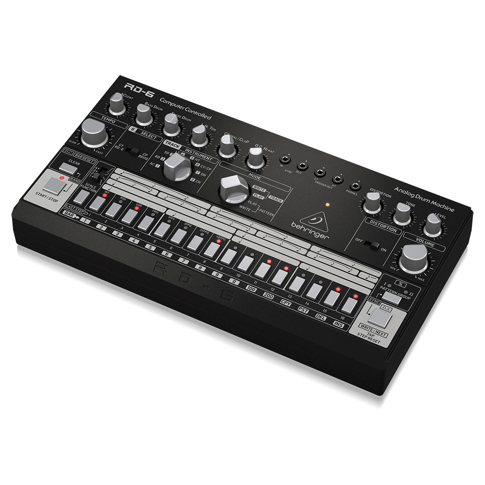 市場 BEHRINGER アナログリズムマシン Rhythm RD-6-BK Designer