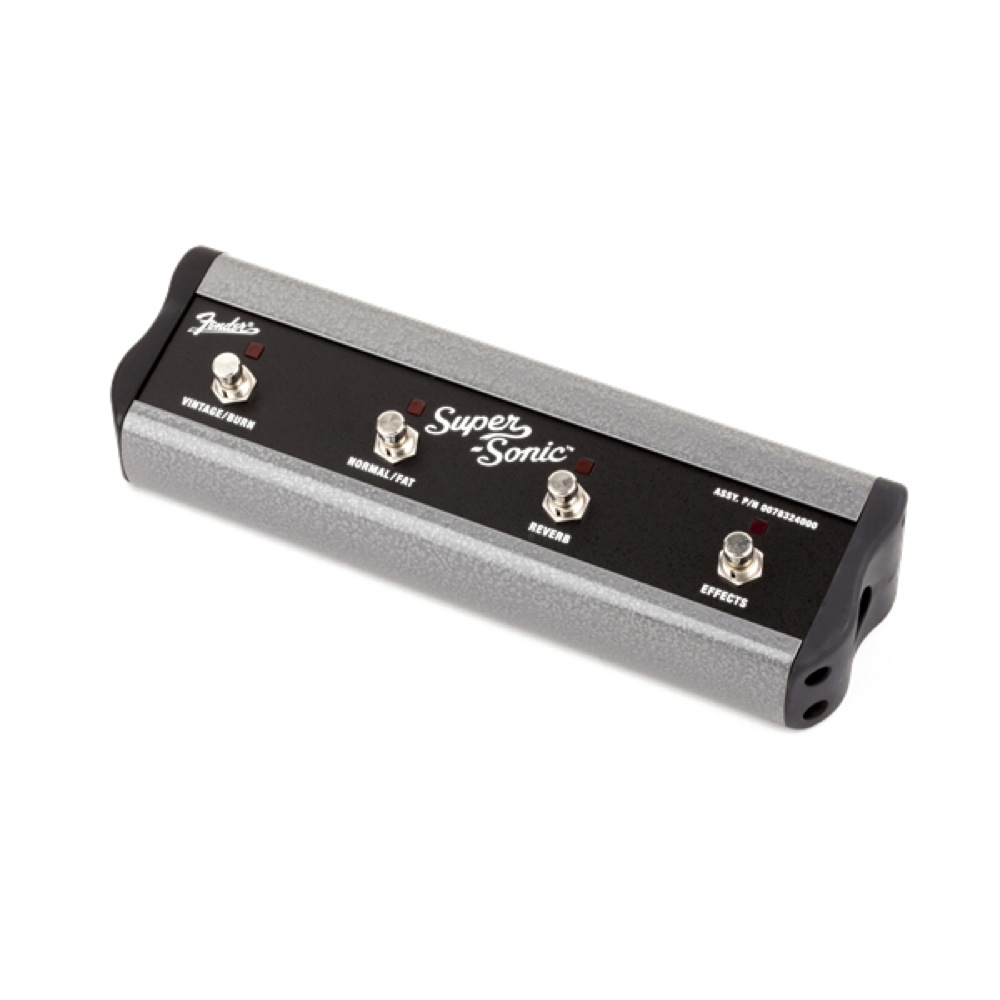フェンダー Fender 4-Button Footswitch Amp Voicing Channel FX Loop Bypass Reverb (No Cable) フットスイッチ