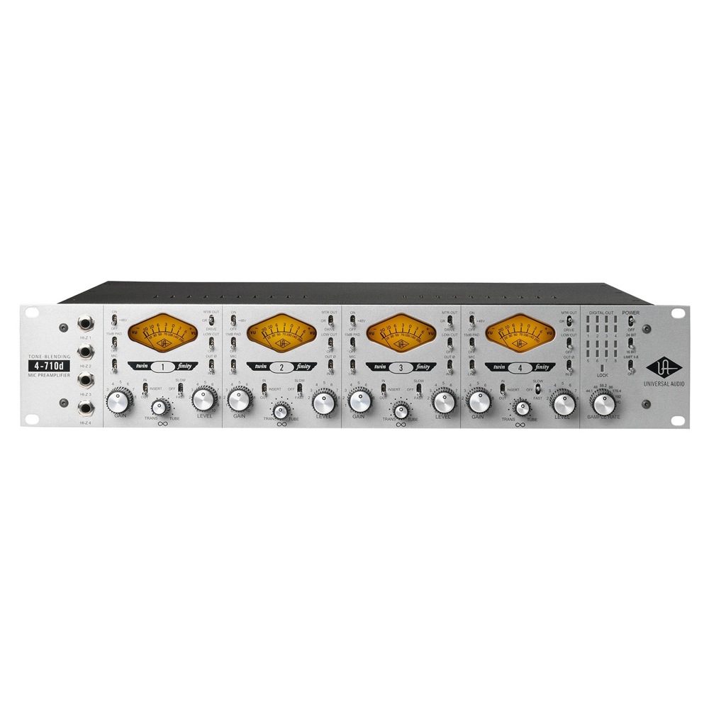 Universal Audio 4-710d Four-Channel Tone-Blending Mic Preamp マイクプリアンプ 170,500円