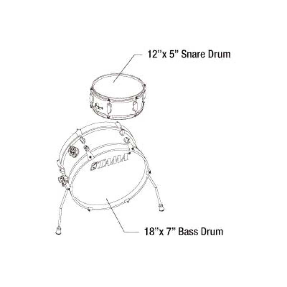 Tama Ljk28s Ccm Club Jam Mini ドラムセット 2点シェルキット Rvcconst Com