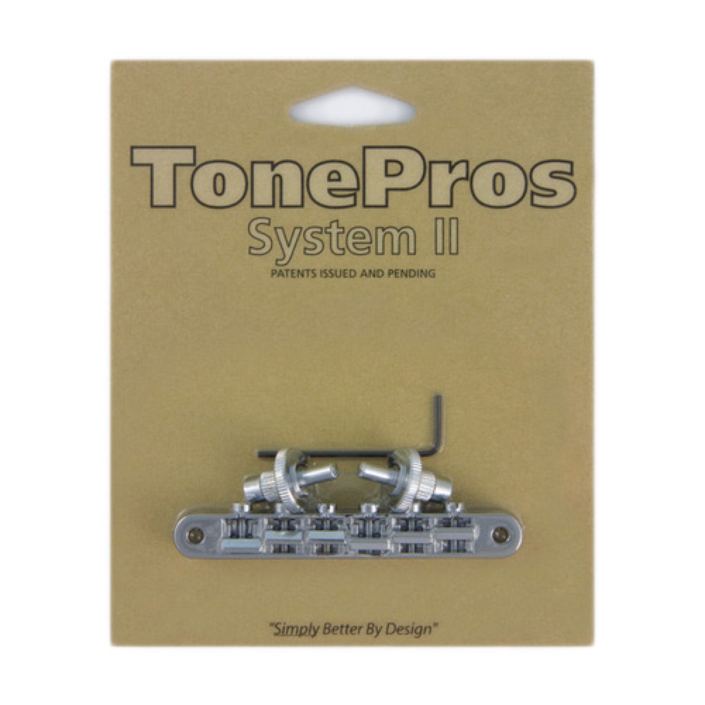 TonePros NVR2-C AVR2 with Standard Nashville Post Tuneomatic クローム ギター用ブリッジ|chuya-online チューヤオンライン