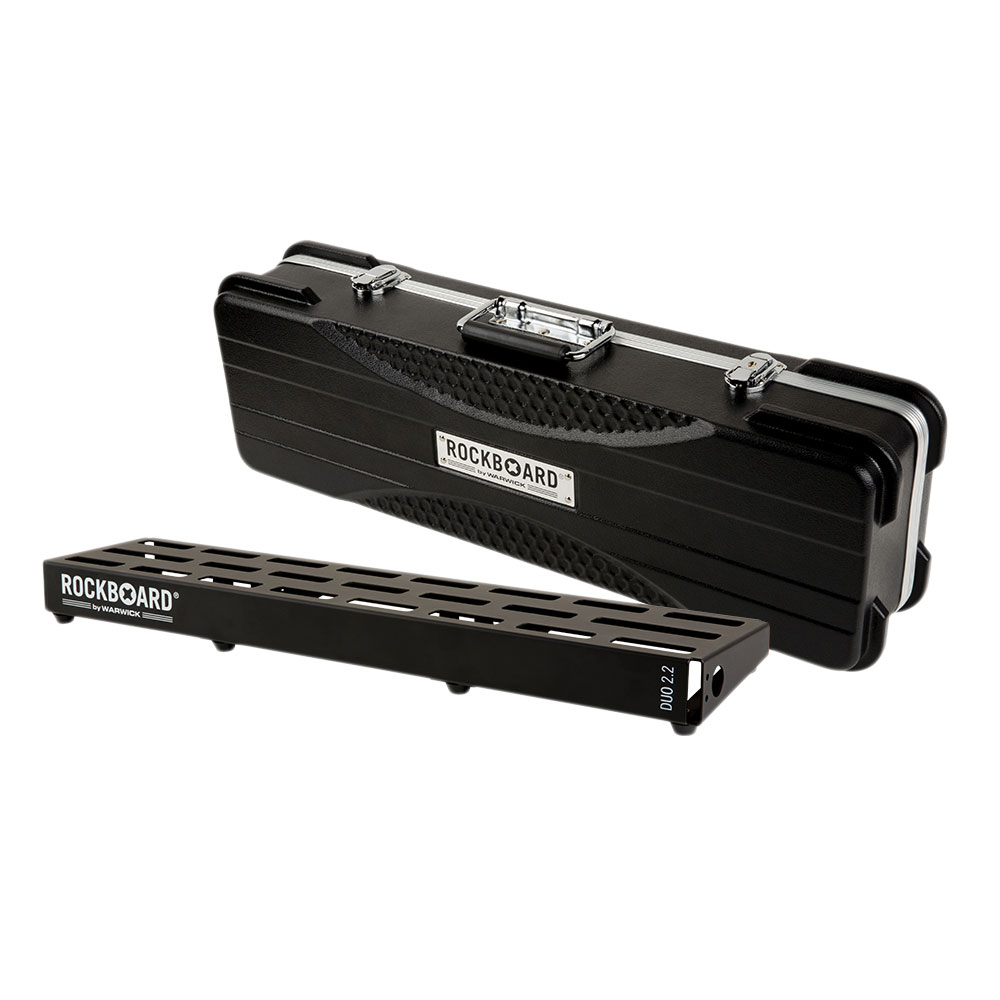 RockBoard RBO B 2.2 DUO 素晴らしい A ABS樹脂ケース付き ABS Pedalboard 値段が激安 ペダルボード Case with
