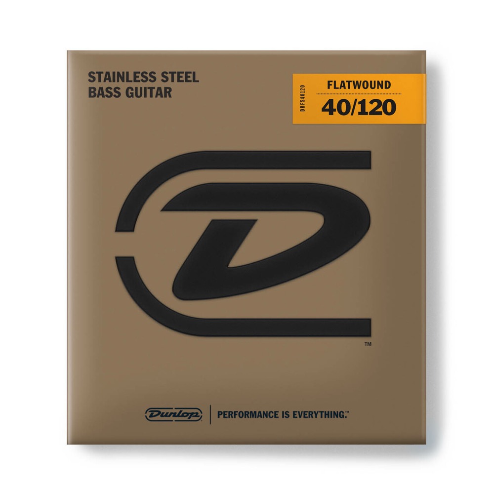 JIM DUNLOP Stainless Steel Flatwound Bass Strings DBFS40120 5弦エレキベース弦