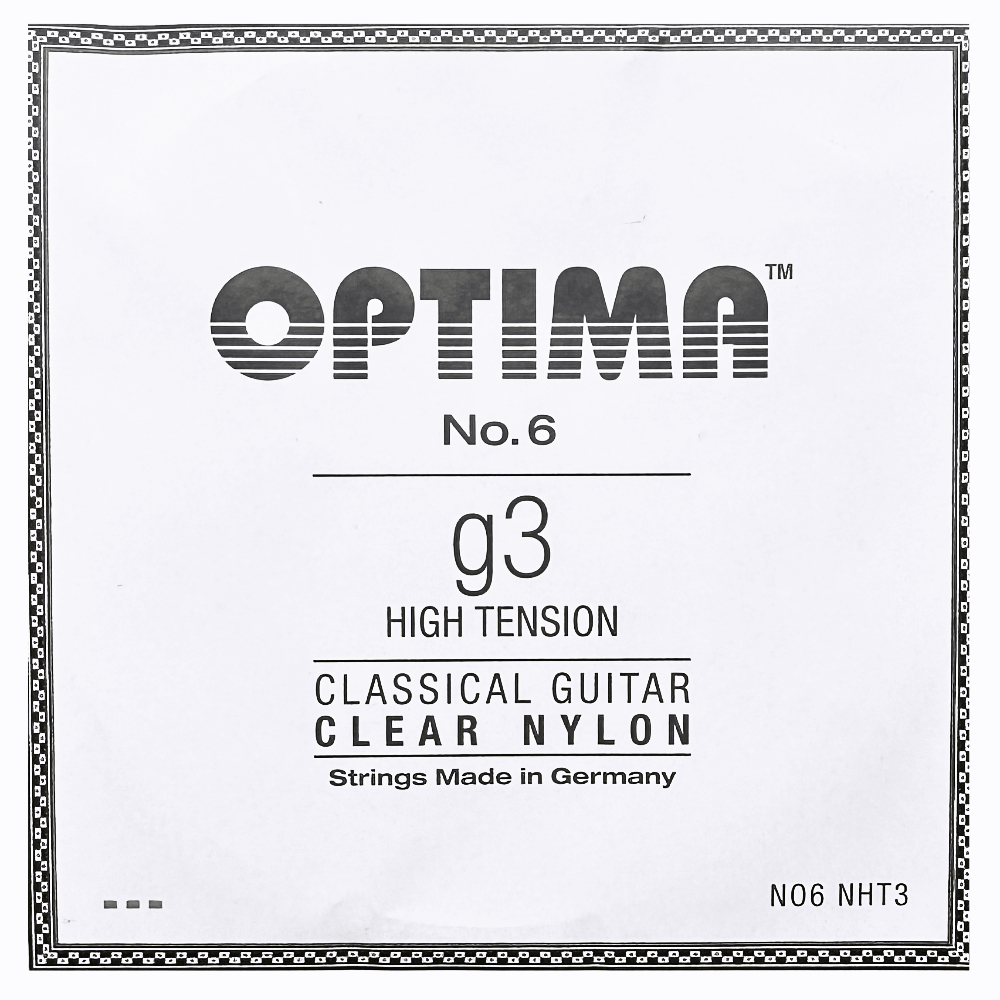 ●手数料無料!! 即納最大半額 Optima Strings No6.NHT3 Nylon G3 High 3弦 バラ弦 クラシックギター弦 drjs.in drjs.in