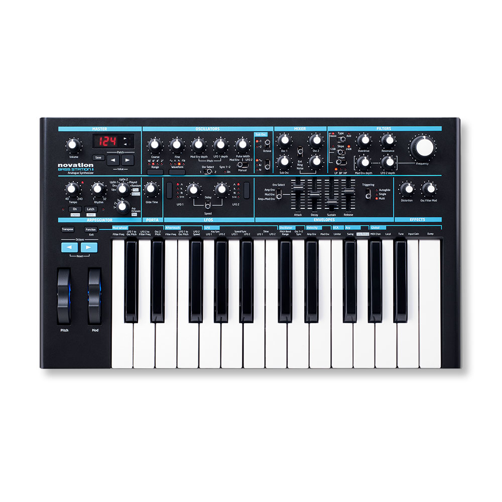 国内発送 novation Bass Station II アナログシンセサイザー