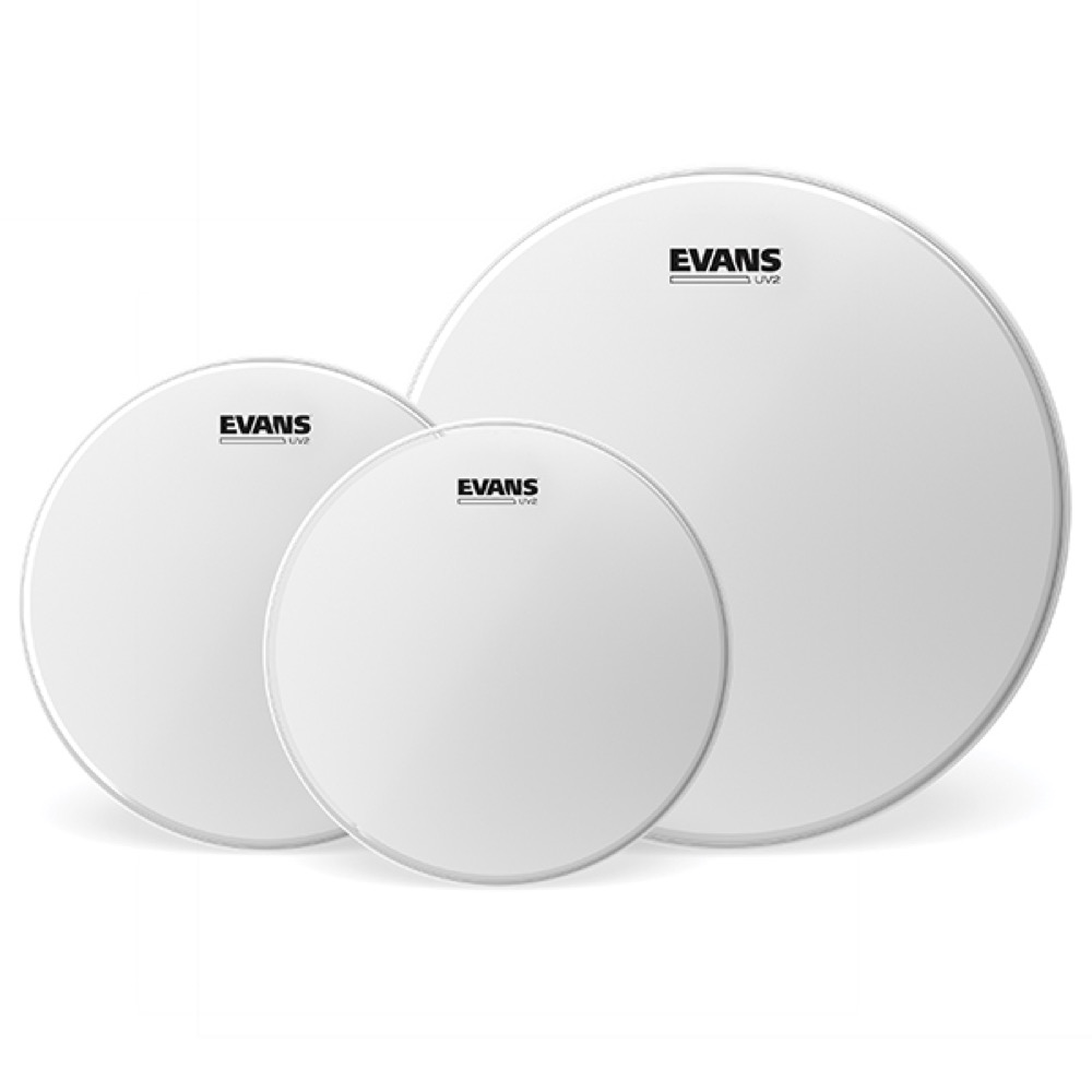 EVANS ETP-UV2-F UV2 ドラムヘッド 3枚セット 【63%OFF!】