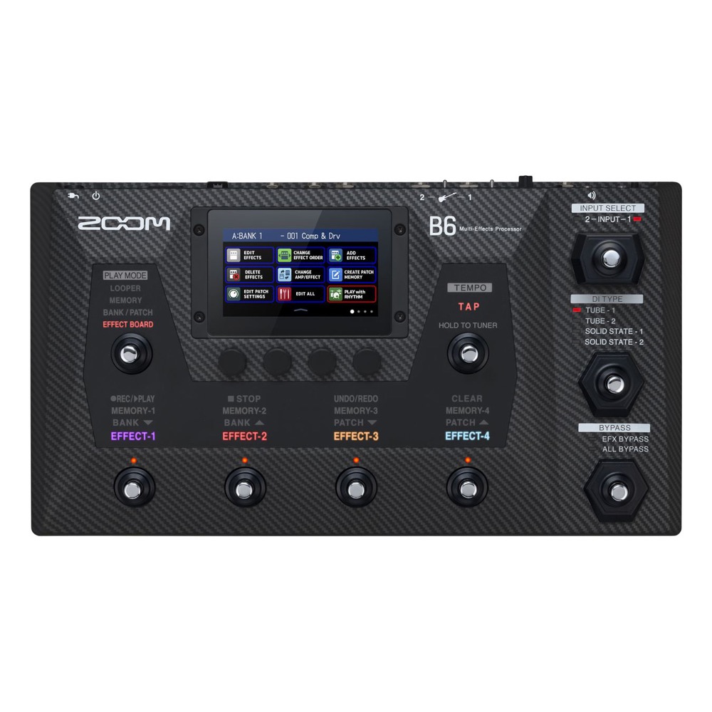 楽天市場】ZOOM B2 FOUR 新品 ベース用マルチエフェクター