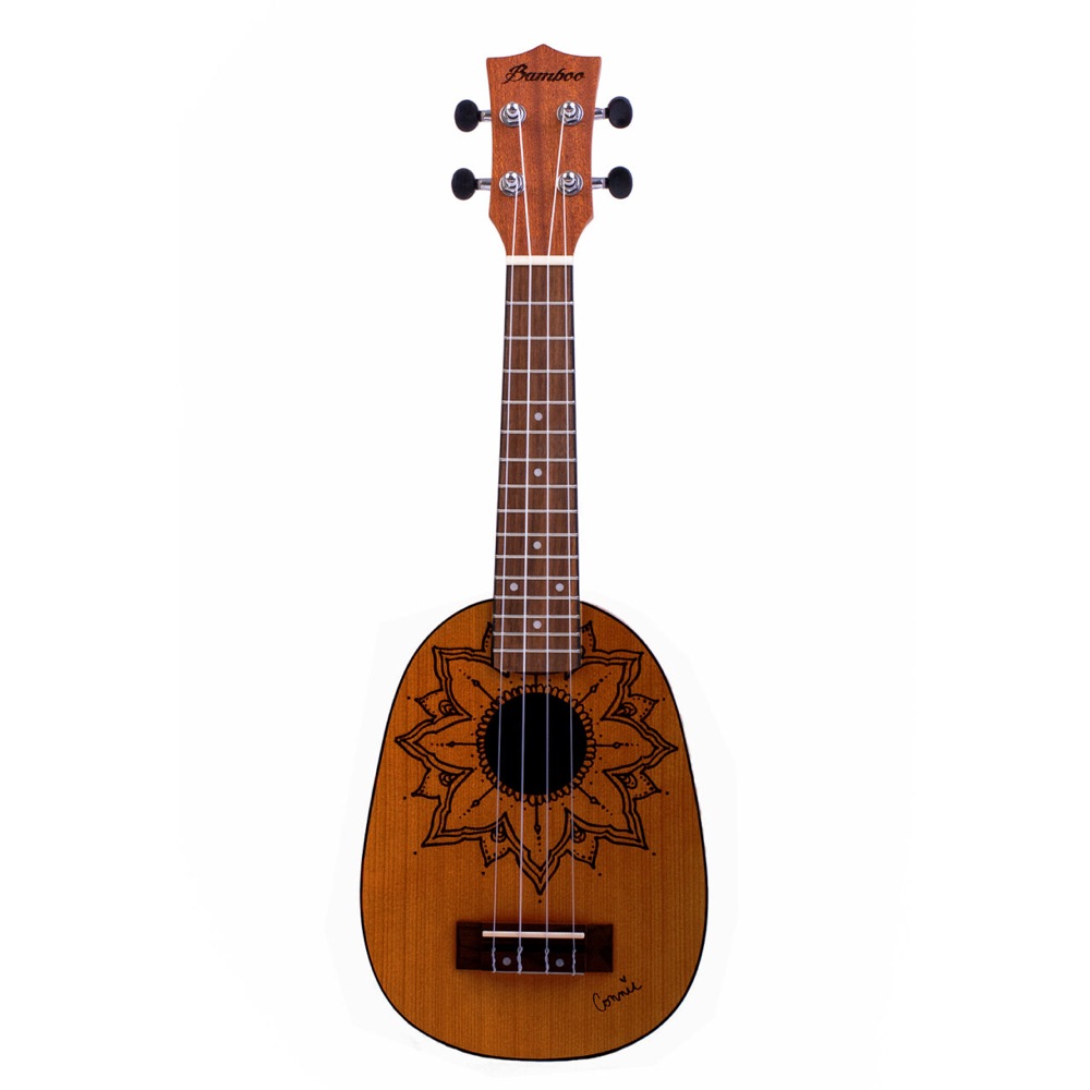 【楽天市場】Bamboo BU-21FL Flowers Soprano Ukulele ソプラノウクレレ : chuya-online  チューヤオンライン