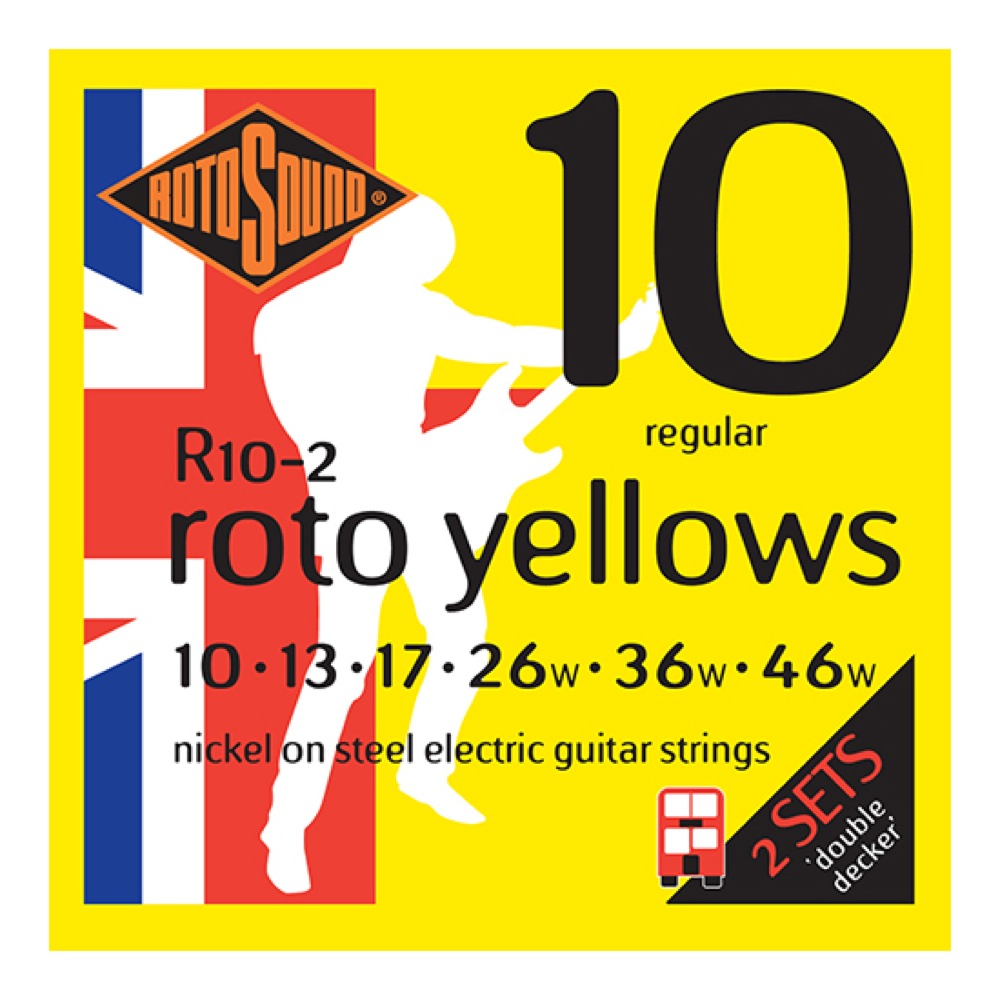 楽天市場】ROTOSOUND ROT-RL10 RED LION RL10 10-46 エレキギター弦×3セット : chuya-online