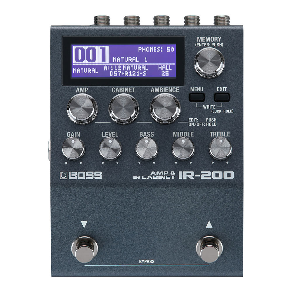 BOSS IR-200 Amp & IR Cabinet プリアンプ キャビネットIRペダル ギターエフェクター 28,600円