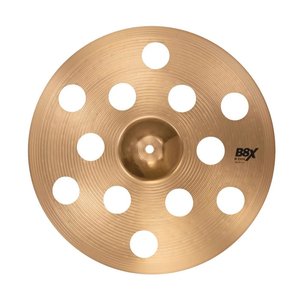 セイビアン シンバル クラッシュ 16インチ SABIAN B8X-16OZCS B8X O-ZONE CRASH 16" クラッシュシンバル 穴あきシンバル｜chuya-online チューヤオンライン