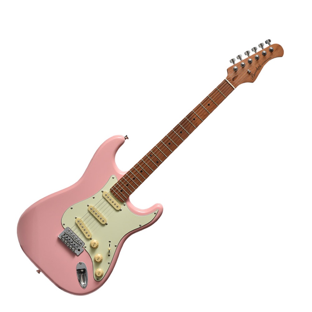 ★美品★Bacchus バッカス　ストラトローステッドメイプル　サーフグリーン 楽天市場】Bacchus BST-1-RSM/M SFG バッカス エレキギター