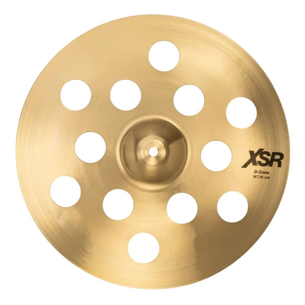 セイビアン シンバル クラッシュ 18インチ SABIAN XSR-18OZCS-B XSR O-ZONE CRASH 18" クラッシュシンバル 穴あきシンバル|chuya-online チューヤオンライン