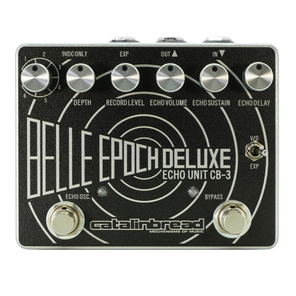 Catalinbread Belle Epoch Deluxe Black And Silver ディレイ ギター