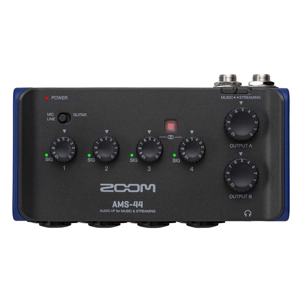 ZOOM AMS-22 オーディオインターフェース ZOOM ” AMS-44 / AMS-24 / AMS-22 ” | 音楽制作/ 配信 の2モード