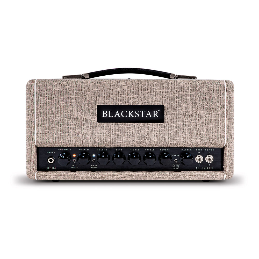 ブラックスター BLACKSTAR ST.JAMES 50 EL34H 超軽量 真空管アンプ EL34管 50Wヘッド ギターアンプ ヘッド｜chuya-online チューヤオンライン