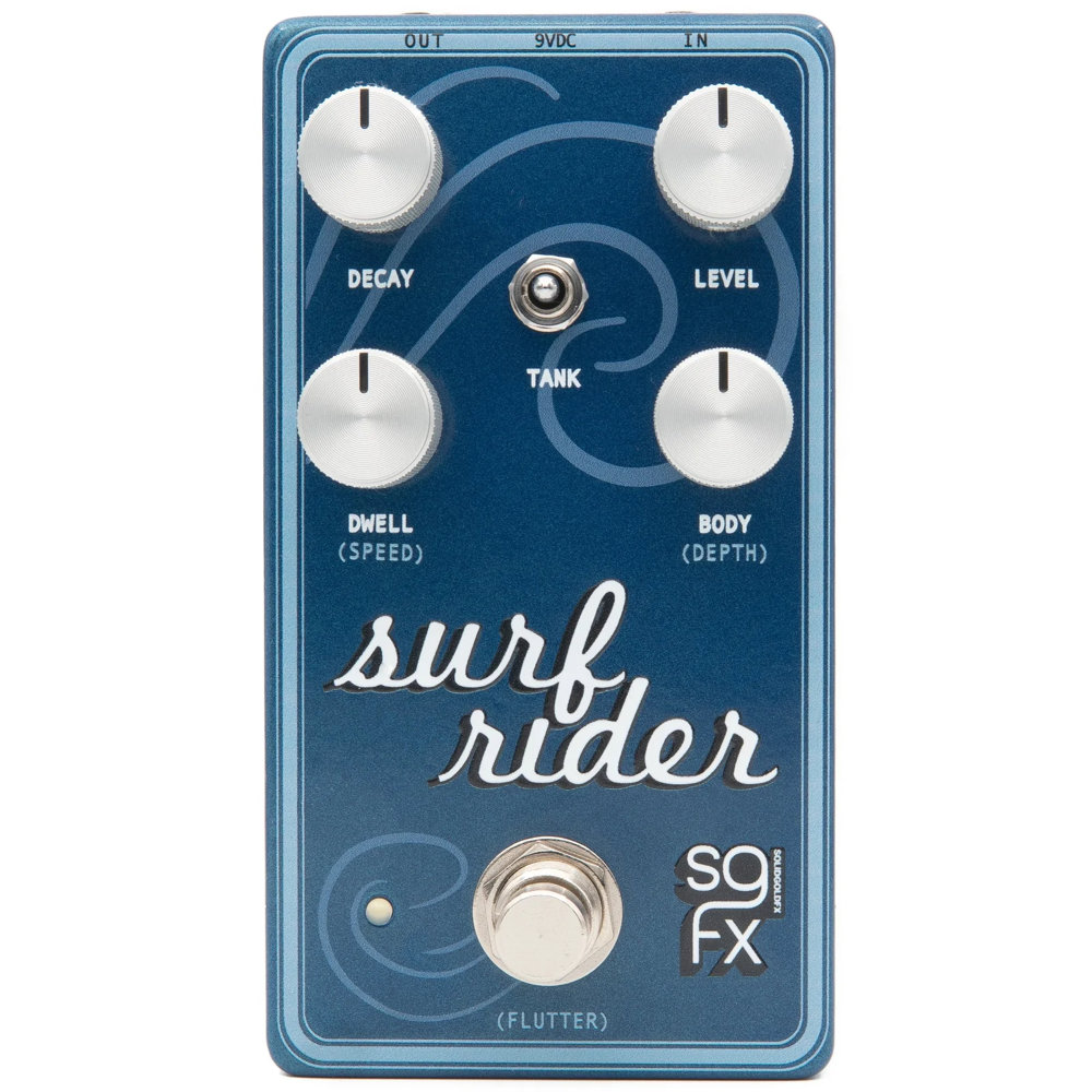 SolidGoldFX Surf Rider IV Spring Reverb Blue リバーブ ギターエフェクター|chuya-online チューヤオンライン