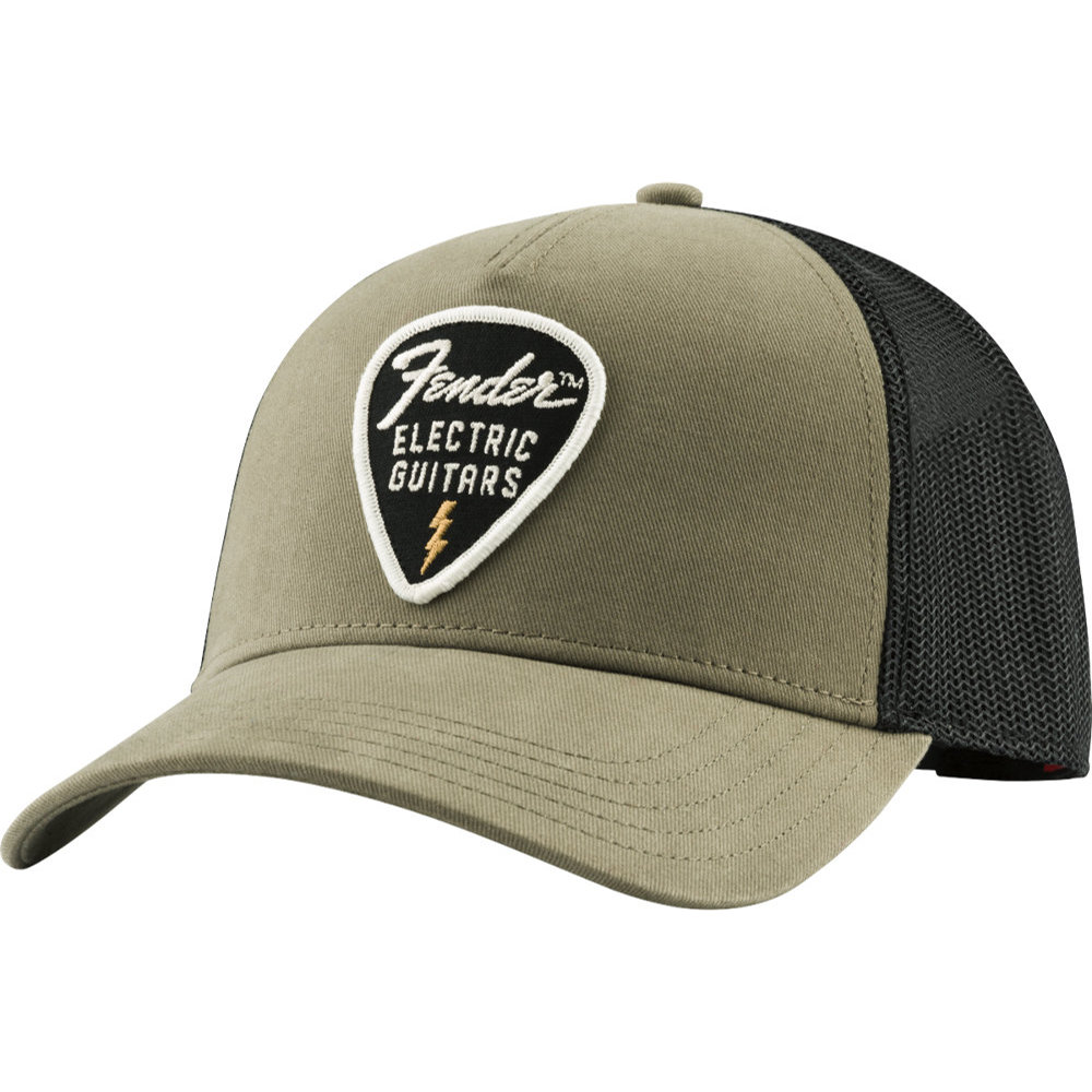 フェンダー Fender Snap Back Pick Patch Hat Olive キャップ 帽子