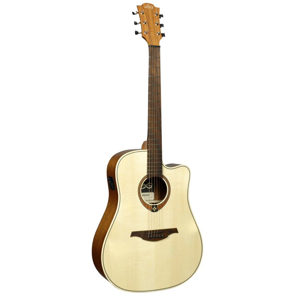 LAG GUITARS T70DCE-NAT アコースティックギター 2022年仕様 カッタ