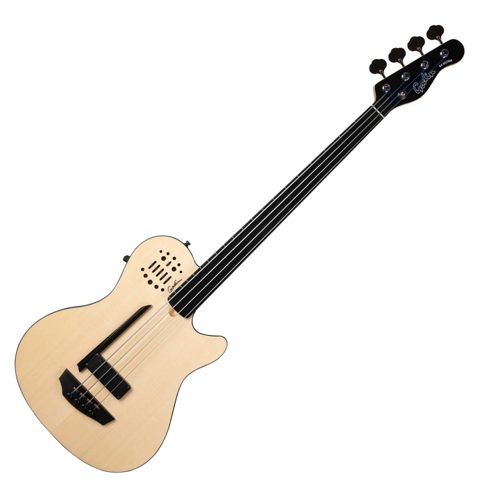 保存版】 Godin A4 Ultra Fretless AE Natural フレットレス