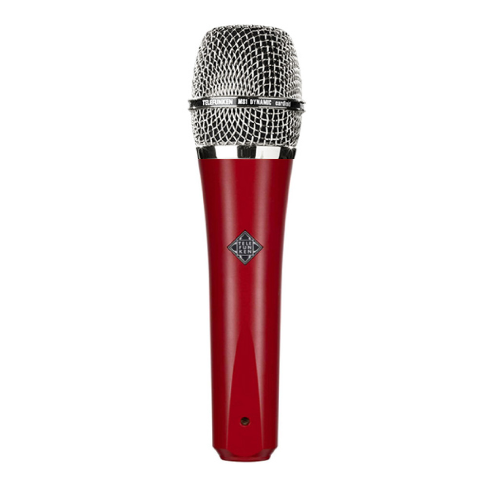 TELEFUNKEN M80 Custom Shop レッド/クローム ダイナミックマイク