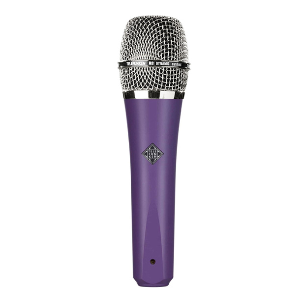 TELEFUNKEN M80 Custom Shop パープル/クローム ダイナミックマイク