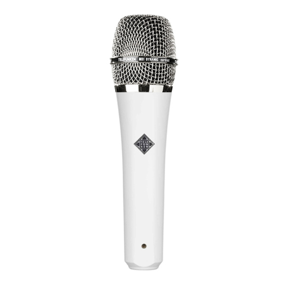 TELEFUNKEN M80 Custom Shop ホワイト/クローム ダイナミックマイク