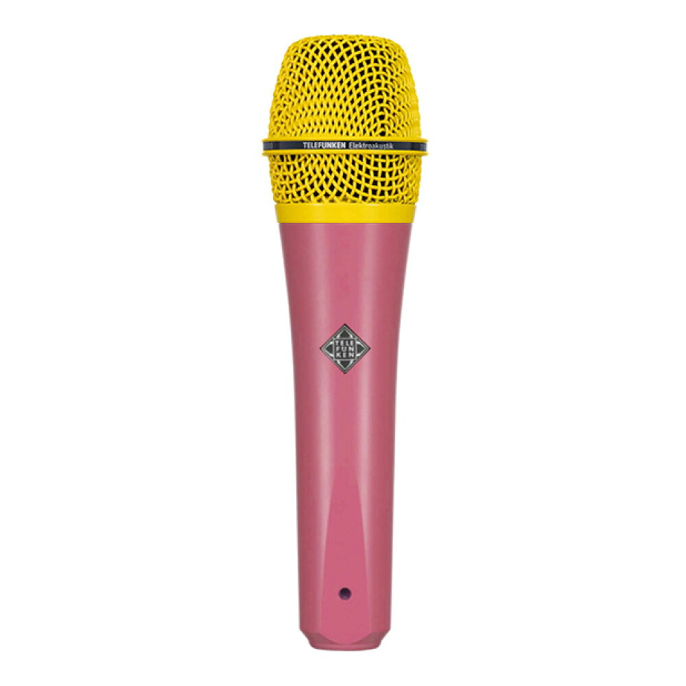 TELEFUNKEN M80 Custom Shop ピンク/イエロー ダイナミックマイク｜chuya-online チューヤオンライン