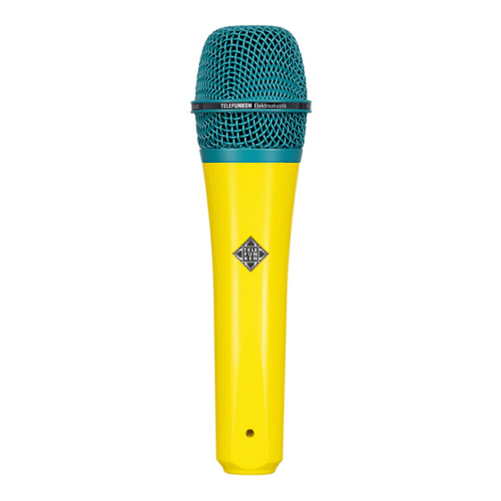 TELEFUNKEN M80 Custom Shop イエロー/ターコイズ ダイナミックマイクマイク