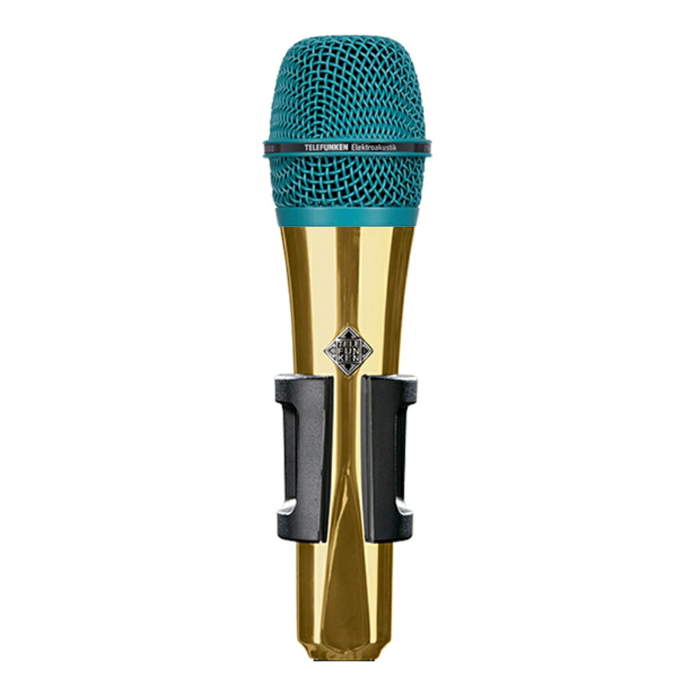TELEFUNKEN M80 Custom Shop ゴールド/ターコイズ ダイナミックマイク｜chuya-online チューヤオンライン