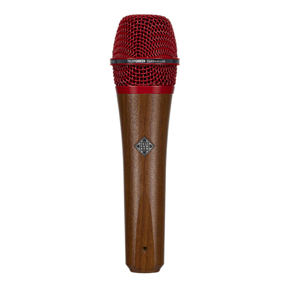 TELEFUNKEN M80 Custom Shop ダークウッド/レッド ダイナミックマイク