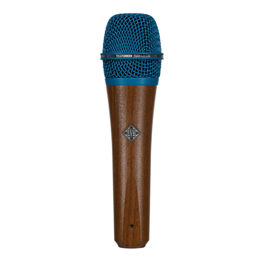 TELEFUNKEN M80 Custom Shop ダークウッド/ブルー ダイナミックマイク