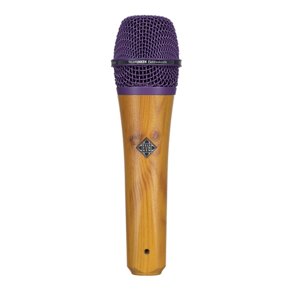 TELEFUNKEN M80 Custom Shop ライトウッド/パープル ダイナミックマイク