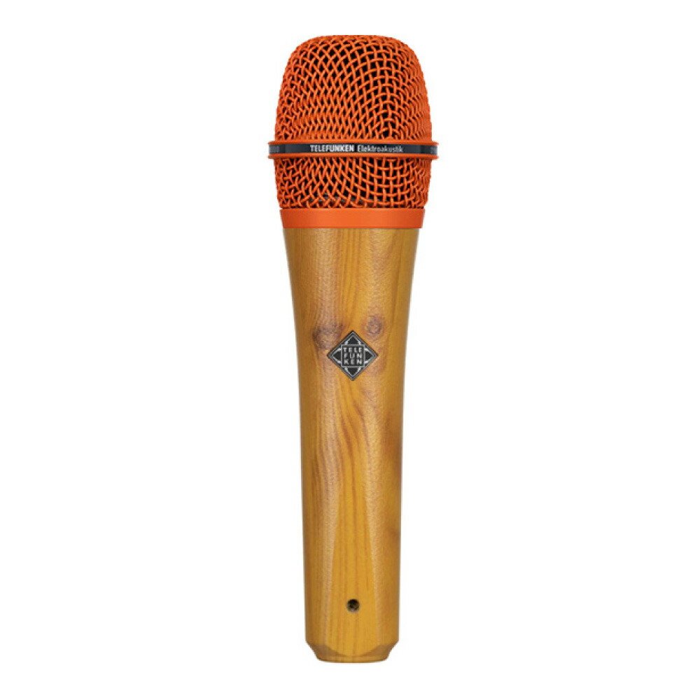 TELEFUNKEN M80 Custom Shop ライトウッド/オレンジ ダイナミックマイク 30,030円