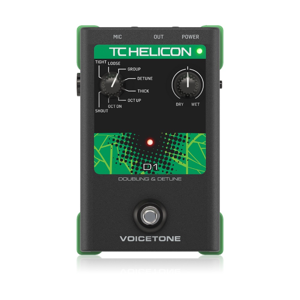 超美品　ボーカルエフェクター　TC-HELICON VoiceTone T1 Amazon.com: TC Helicon VOICETONE T1 Single-Button Stompbox