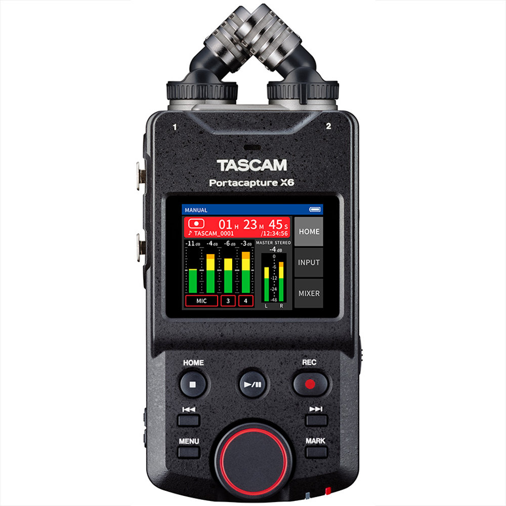 TASCAM Portacapture X6 32bitフロート録音6トラックポータブルレコーダー｜chuya-online チューヤオンライン