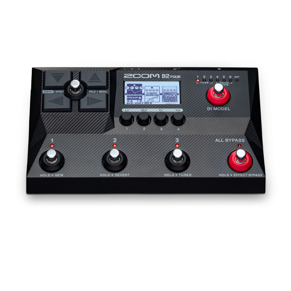 や*ま様 ZOOM B1X FOUR マルチエフェクター ZOOM B1X FOUR マルチエフェクター チューナー内蔵 おすすめ