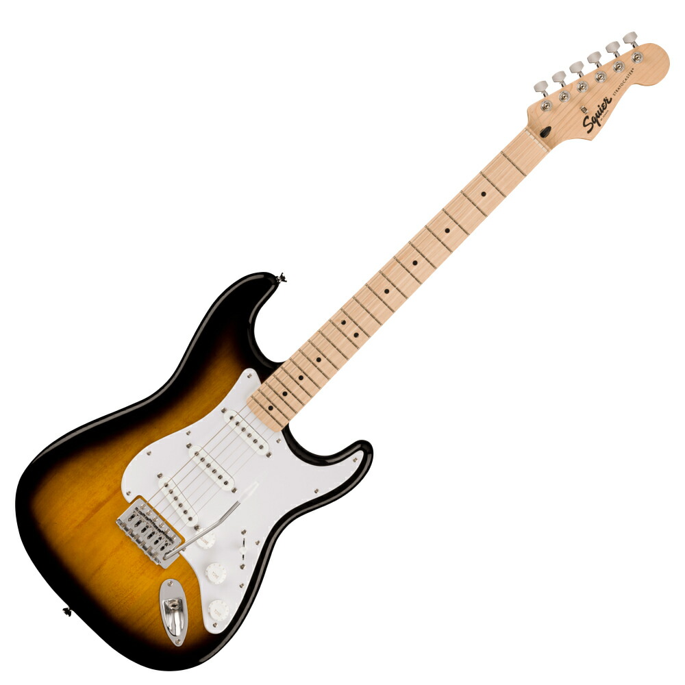 【新品弦張替済】Squier ストラトキャスター ラージヘッド/DUNCAN Squier by FENDER (スクワイア バイ フェンダー) エレキギター