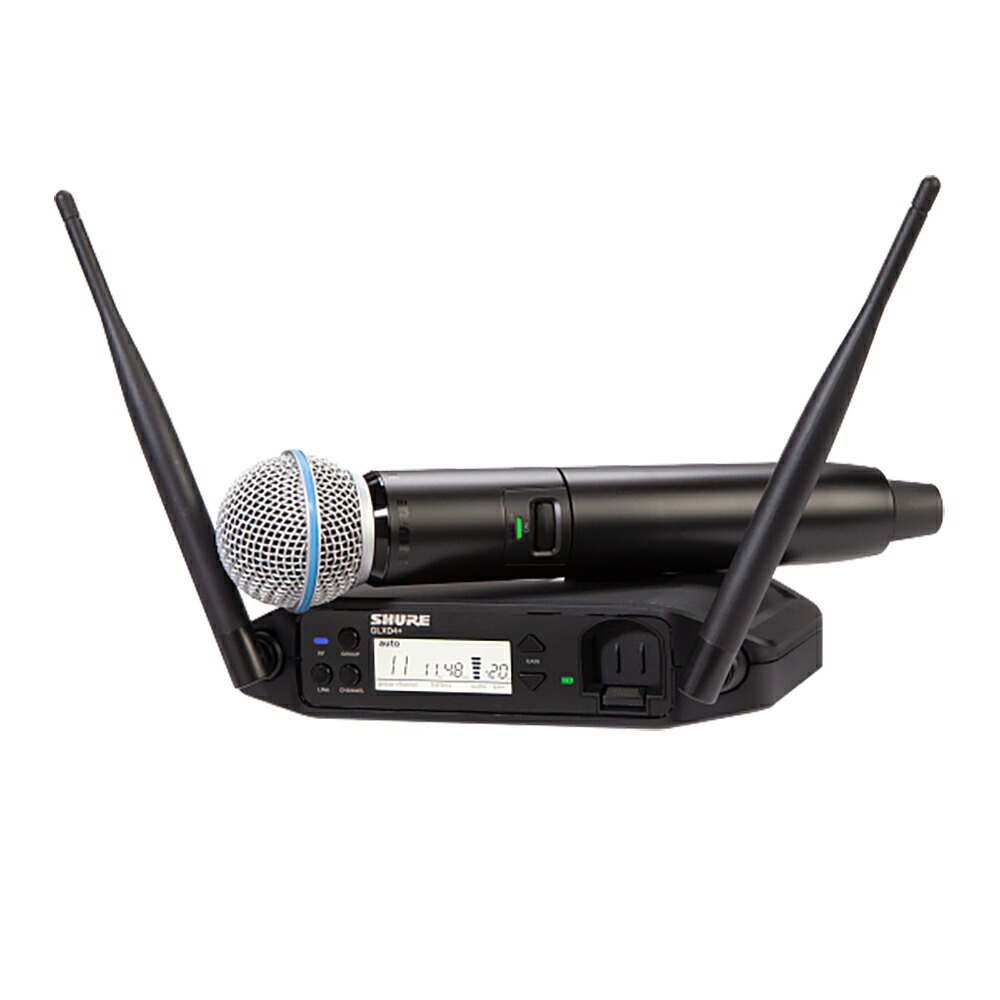 楽天市場】SHURE シュア GLXD4+ ◇ 2.4GHz帯 GLXD+シリーズ専用 