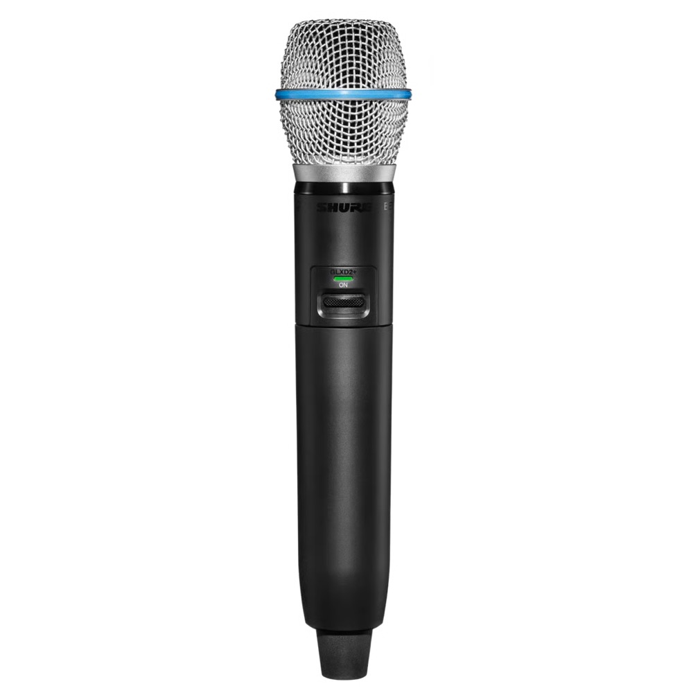 SHURE シュア GLXD2+/B87A\u003d-Z2 ハンドヘルド型送信機 ワイヤレスマイク 2.4GHz帯