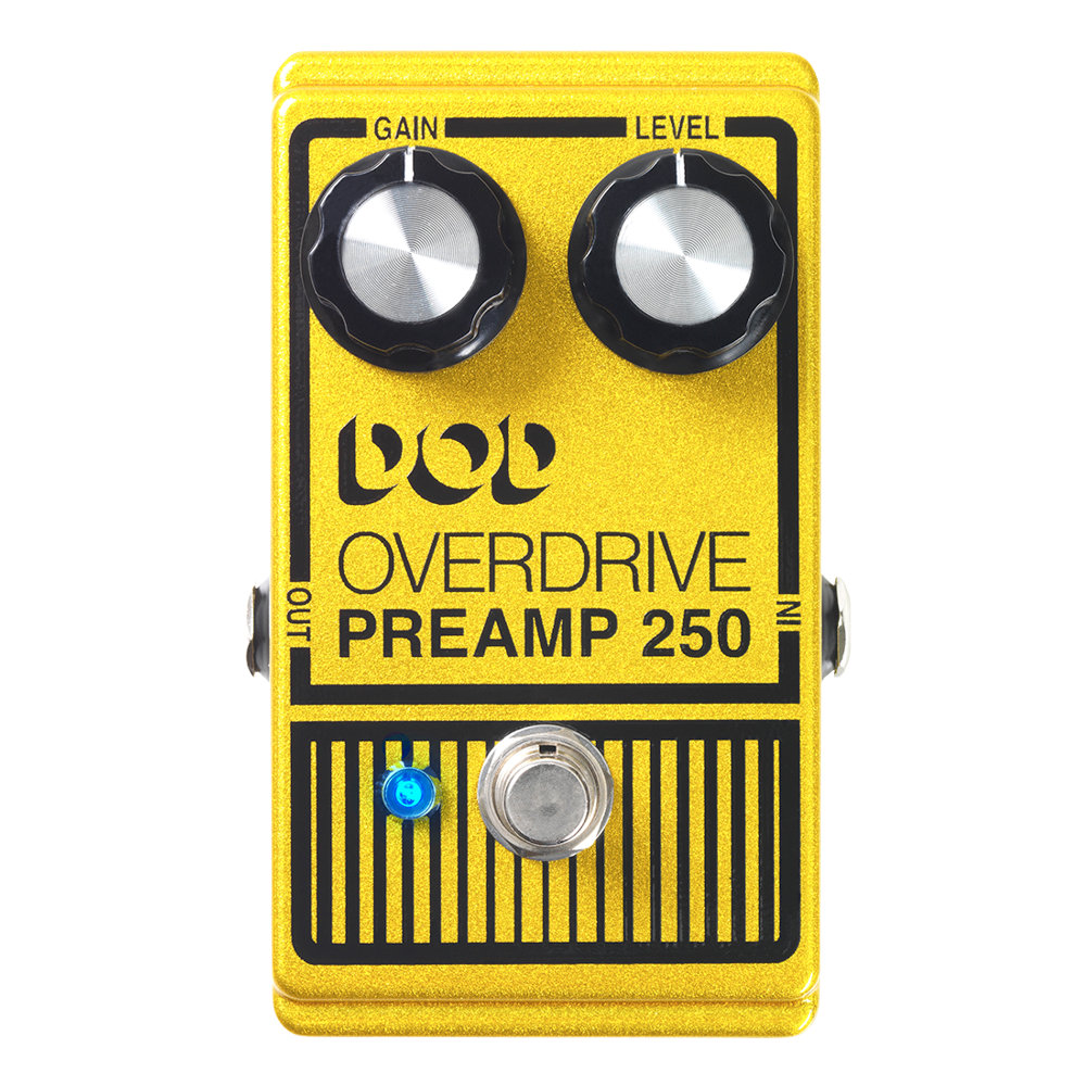 DOD ディーオーディー Overdrive Preamp 250 オーバードライブ/プリアンプ ギターエフェクター｜chuya-online チューヤオンライン
