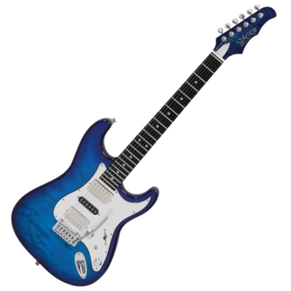 MD-MM Produce エムディーエムエムプロデュース MD-Premier MD-G7 Plus See-through Blue エレキギター