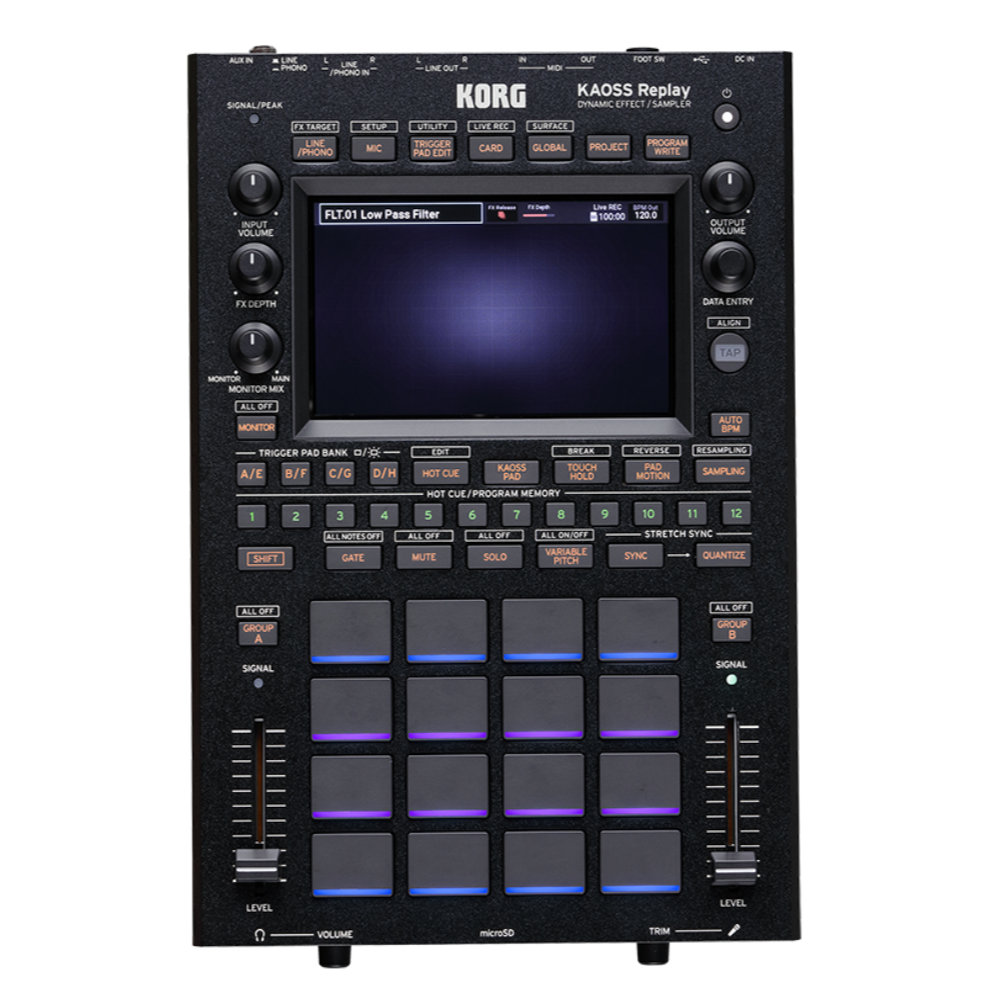 楽天市場】KORG サンプラー KAOSS REPLAY カオスエフェクト搭載 : 楽器