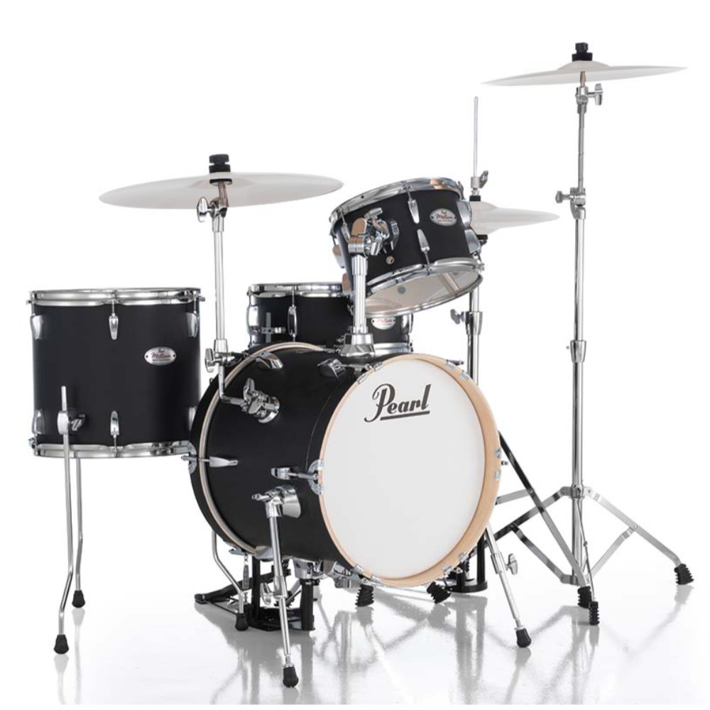 Pearl MIDTOWN MT564/C-D ドラムシェル＆ハードウェアキット #752 Matte Asphalt Black ドラムセット｜chuya-online チューヤオンライン 38,610円